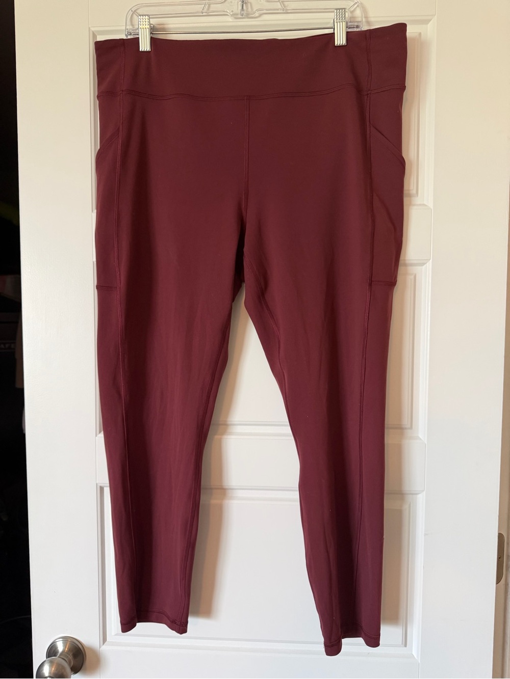 Lululemon Women's Invigorate High-Rise Maroon Active Leggings